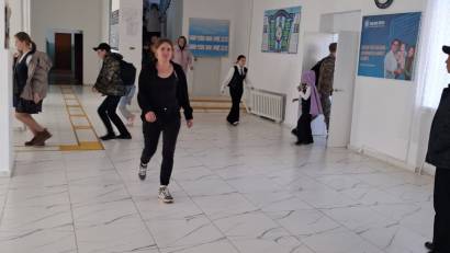 В  школе проведена  учебная  тренировка  по эвакуации персонала и обучающихся